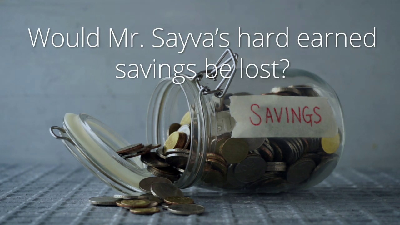 Lost Savings, DIC Training Module 1